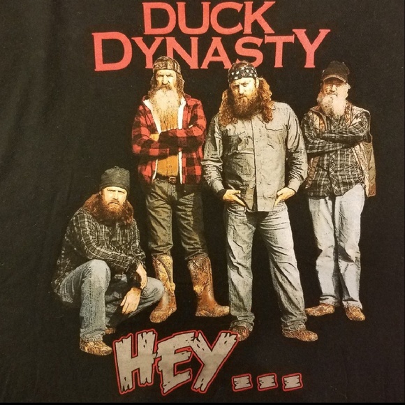 Gildan 2XL Duck Dynasty  "Hey" T-shirt - Picture 5 of 5